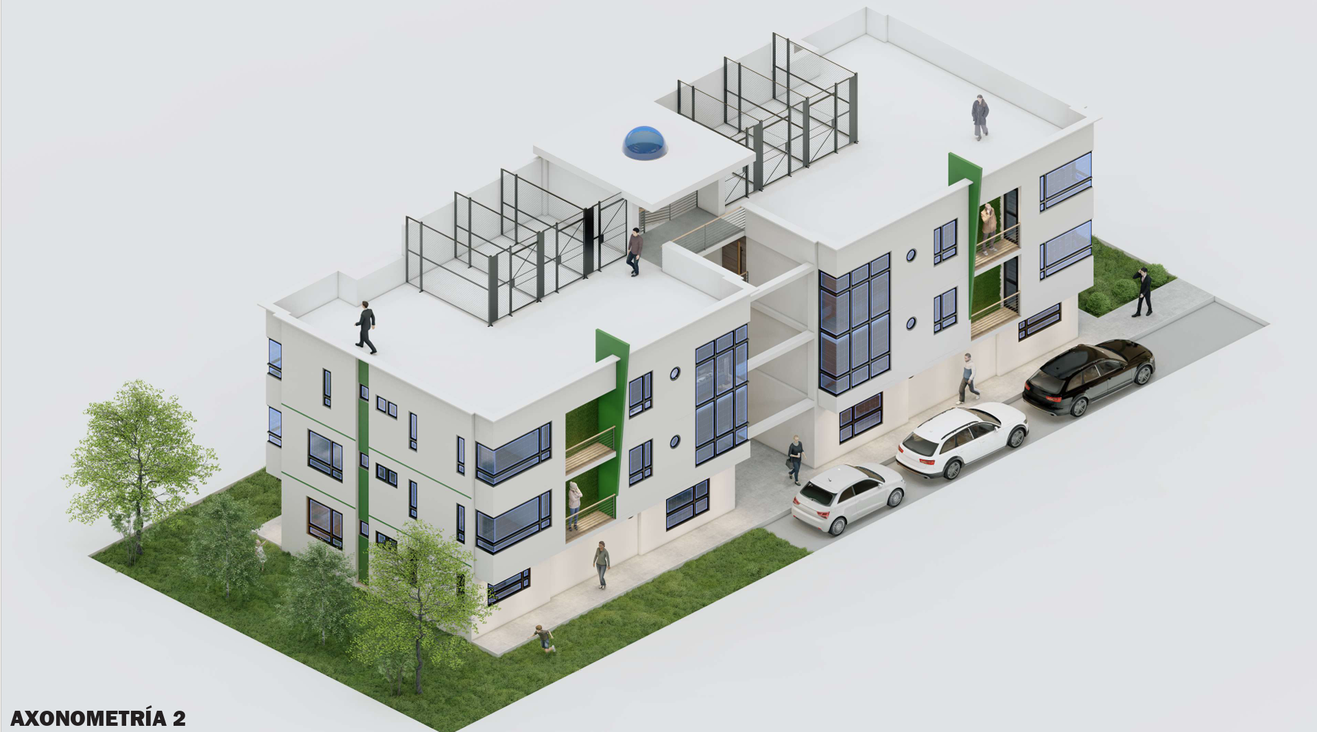 Render de proyecto arquitectónico premium